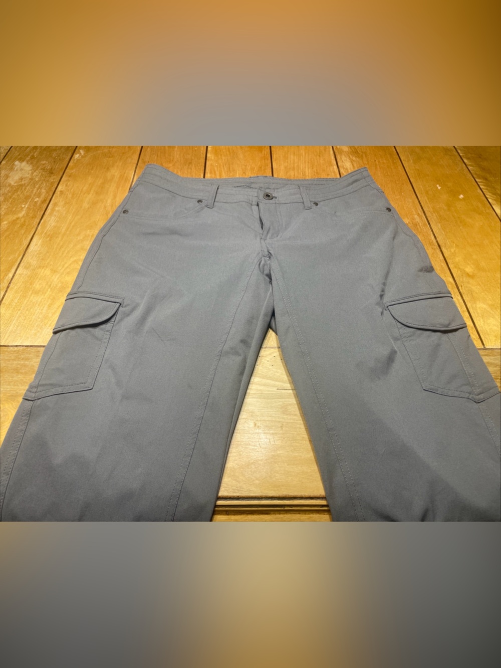 Kuhl Freeflex Roll Up Pant Size 10 Regular Color Gray Hiking Outdoor Gorpcore